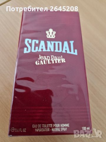 Мъжки парфюм Scandal, 100 ml, Jean Paul Gaultier, снимка 1 - Мъжки парфюми - 46160300