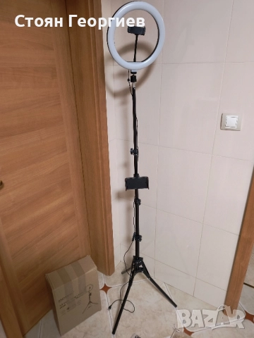 Чисто нова лед ринг лампа с трипод 176см