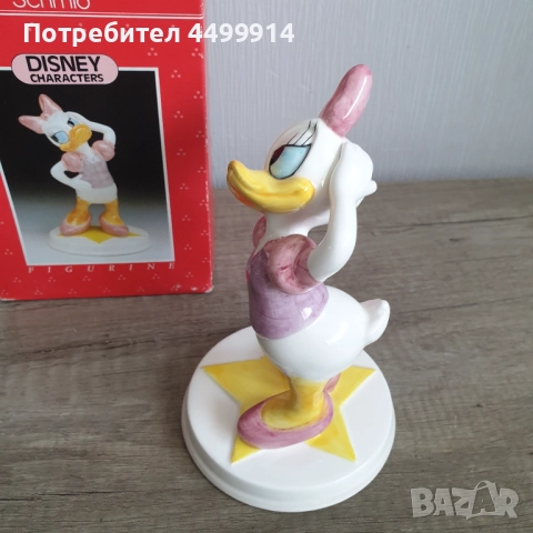 Порцеланова фигура на Шмид от Walt Disney Company - Дейзи, снимка 4 - Антикварни и старинни предмети - 51657070