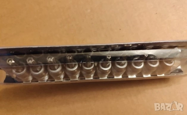 teng tools тенг 9броя 3/8 вложки торкс звезди . DRAPER EXPERT 10броя 3/8 торксове звезди с отвор, снимка 7 - Други инструменти - 52945591