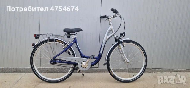 Дамски алуминиев велосипед Hercules колело 26"