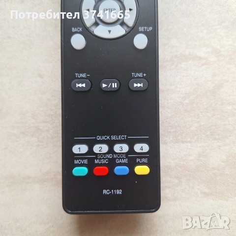 Дистанционно за ресивър Denon RC-1192 , снимка 4 - Ресийвъри, усилватели, смесителни пултове - 53074264