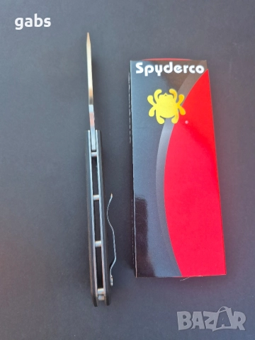 Сгъваем нож Spyderco LUM C46,G10Tanto, снимка 7 - Ножове - 52939516