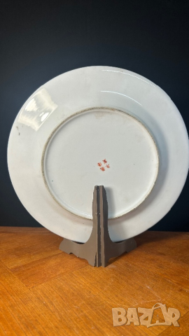 Японска порцеланова чиния, снимка 3 - Декорация за дома - 44986482