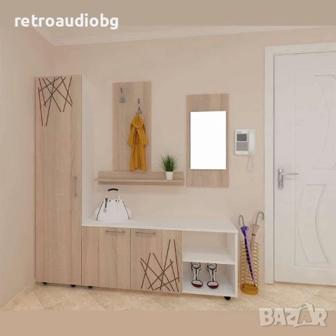   Портманто САРА 160 - дъб сонома с бяло