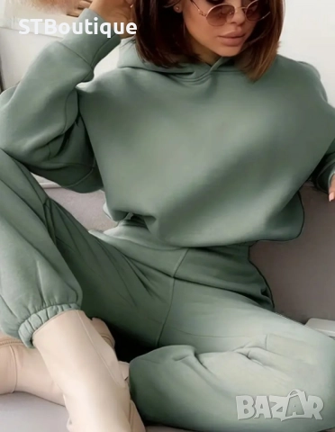 🌸 Дамски Елегантен Ежедневен  Комплект – (различни цветове) -STBoutique 🌸, снимка 2 - Спортни екипи - 52424910