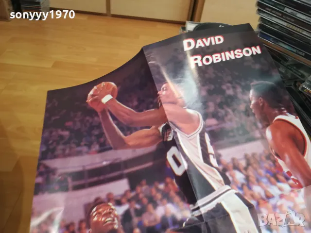БУБА БАСКЕТБОЛ+ПЛАКАТ ДЕЙВИД РОБИНСОН-ДЕК.95Г 3004251853, снимка 6 - Колекции - 50099622