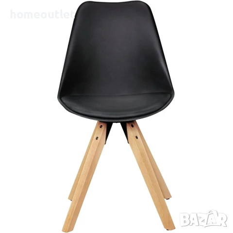 РАЗПРОДАЖБА Трапезни столове с крака от масивна дървесина, к-т от 4бр R017-LEISURE MASTER LQ-YB-4HEI, снимка 4 - Столове - 50680815