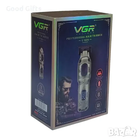 Машинка за подстригване VGR V-954 – Професионална, с LED дисплей и приставки, снимка 4 - Машинки за подстригване - 50387337