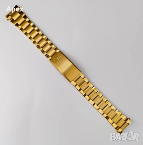 Верижка за Часовник с Извити Накрайници.Curved End Заоблени Стоманени Верижки 18, 20, 22, 24мм, снимка 4 - Каишки за часовници - 54011538