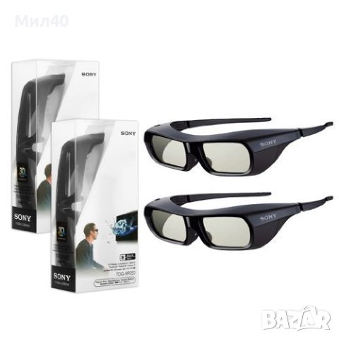 Продавам 3D очила Sony TDG-BR250 + трансмитер TMR-BR100, снимка 1 - Стойки, 3D очила, аксесоари - 46707600