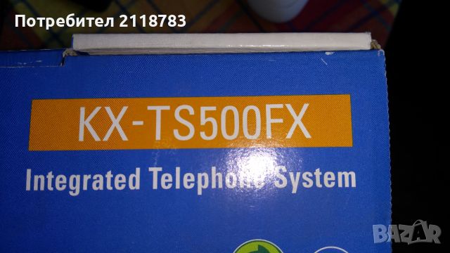 Продавам Цифрови телефони panasonic kx-ts500fx - стационарни, снимка 3 - Стационарни телефони и факсове - 46403304