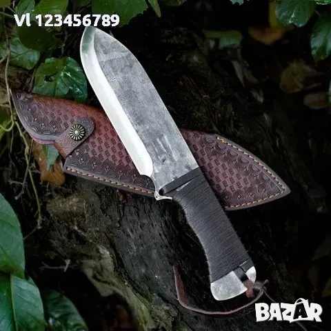 Масивен ловен нож/тип оцеляване/ 100х220 мм , снимка 2 - Ножове - 53981045
