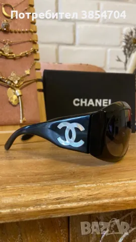 Очила Chanel *Шанел оригинални*седеф*Chanel, Black classic square CC sunglasses, снимка 17 - Слънчеви и диоптрични очила - 47362127