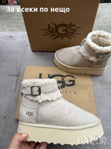 UGG Дамски Меки Топли Зимни Боти ЮДЖИДЖИ - Налични Различни Цветове Код E1130, снимка 4 - Дамски боти - 52658324