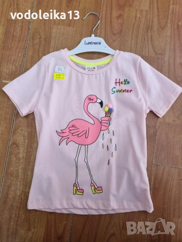 нова тениска с фламинго