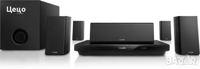 philips 5.1 3D Blu-ray домашно кино, снимка 1 - Аудиосистеми - 49250310