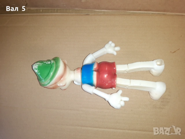 Стара соц играчка , кукла - ПИНОКИО , БУРАТИНО, снимка 6 - Антикварни и старинни предмети - 53665448