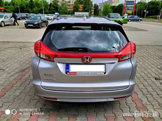 Honda Civic Tourer 2014 1.6i-dtec/120k.c. с регистрация!, снимка 5 - Автомобили и джипове - 45269958