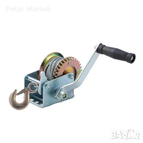 Ръчна лебедка за лодки и ремаркета KraftWorld – 1600 lbs (700 кг), 10 м въже, снимка 2 - Други инструменти - 51793048