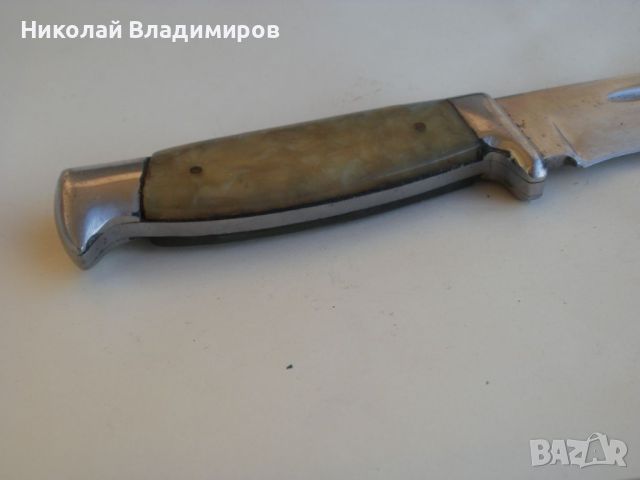 Български стар нож Вихрен българско ножче кама, снимка 3 - Ножове - 45797582