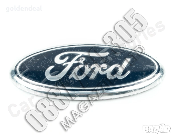 Емблема Форд Фиеста МК6 МК7 за Преден Капак Черупка Алуминиева, снимка 6 - Аксесоари и консумативи - 53755259