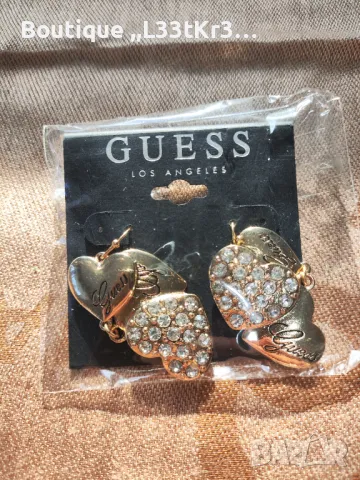 обеци LOS ANGELES GUESS, снимка 2 - Обеци - 46849430