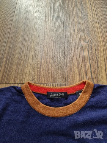 Страхотнен мъжки пуловер SCOTCH & SODA размер M , снимка 4 - Пуловери - 52487864