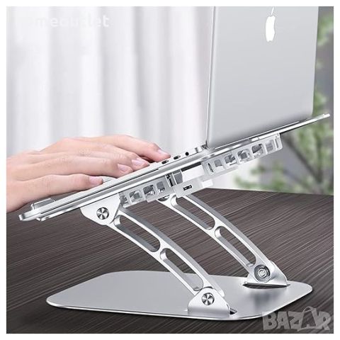 Стойка за лаптоп / таблет LAPTOP STAND V4.0, SILVER, снимка 2 - Друга електроника - 46670994