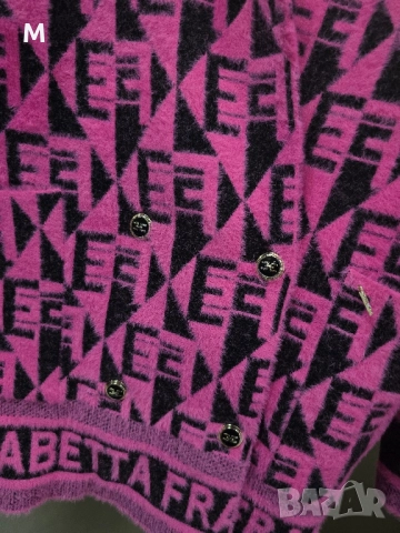 НОВО уникално палто / жилетка от АНГОРА / КАШМИР на Elisabetta Franchi , снимка 2 - Жилетки - 38319105