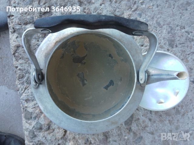 Алуминиев чайник за котлон (печка). , снимка 1 - Котлони - 45161484