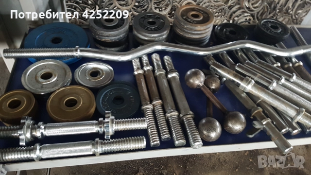 Дъмбели на килограм и лостове, снимка 3 - Фитнес уреди - 52042826