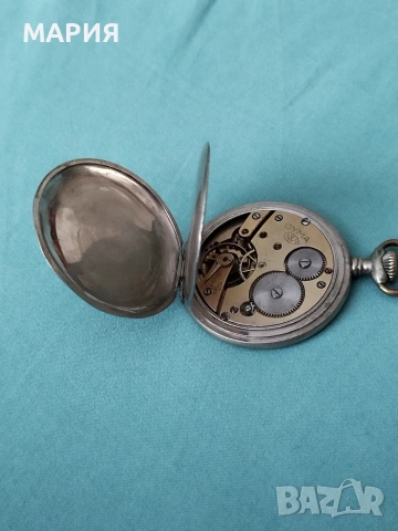 CYMA - Винтидж швейцарски джобен часовник , снимка 7 - Антикварни и старинни предмети - 53286015