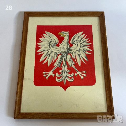 Герб на Полша в рамка на фазер