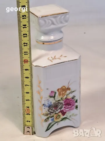 порцеланова бутилка с цветя 25/3, снимка 7 - Декорация за дома - 50090380