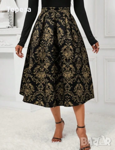 🆕 Коктейлна пола / 2XL-3XL , снимка 2 - Поли - 51243915