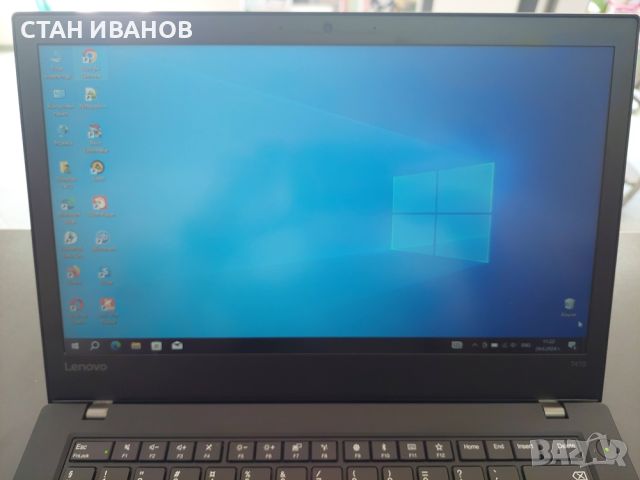 Лаптоп Lenovo ThinkPad T470, 14", RAM 8192MB, M.2 NVMe SSD-256GB,Intel Core i5, 6300U 2400MHz 3MB, снимка 7 - Лаптопи за дома - 46344125