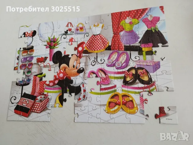 Пъзел Disney с липси, Мини Маус, снимка 3 - Пъзели - 47092941