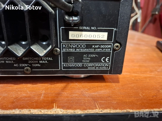 Продава се усилвател Kenwood KAF-3030R. , снимка 7 - Ресийвъри, усилватели, смесителни пултове - 54259176