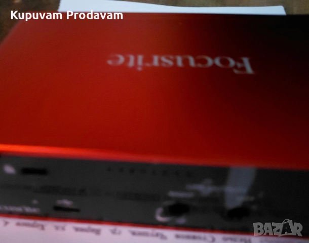 Focusrite scarled solo 3th gen , снимка 2 - Друга електроника - 52750164