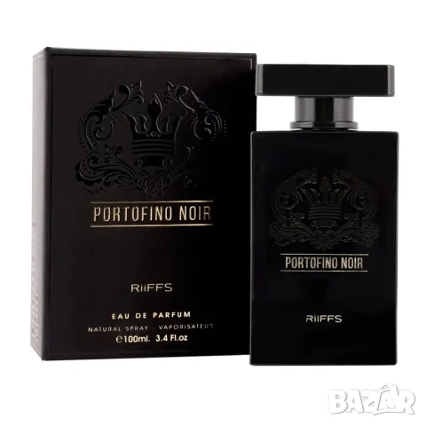 Оригинален Арабски парфюм PORTOFINO NOIR RiiFFS Eau De Perfume 100ml, снимка 8 - Мъжки парфюми - 48912408