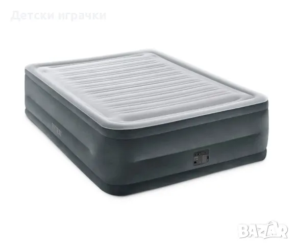 Матрак надуваем с вградена помпа Intex, 152х203х56см, Comfort-Plush High Rise , снимка 3 - Надуваеми легла - 50075960