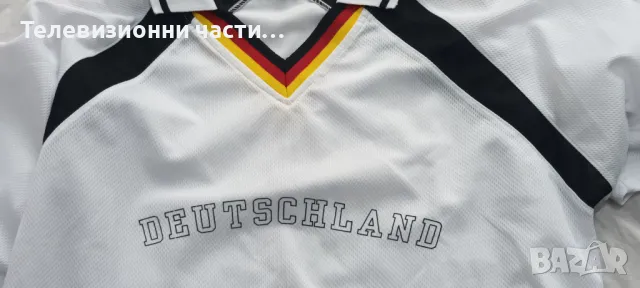 Футболна фен тениска фланелка с яка Germany Германия Deutschland отлична , размер L, снимка 3 - Спортни дрехи, екипи - 49780662