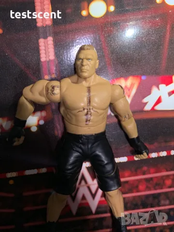 Екшън фигура WWE Brock Lesnar Брок Леснар Mattel Action играчка WWE MMA UFC, снимка 12 - Колекции - 49149543