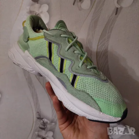 маратонки  adidas Originals Ozweego Glow Green номер 43 ,5-44, снимка 13 - Маратонки - 41717988