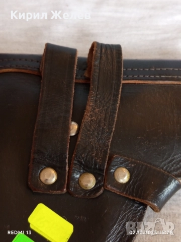 Стар естествена кожа кобур за пистолет за КОЛЕКЦИЯ 26597, снимка 7 - Други ценни предмети - 51921193