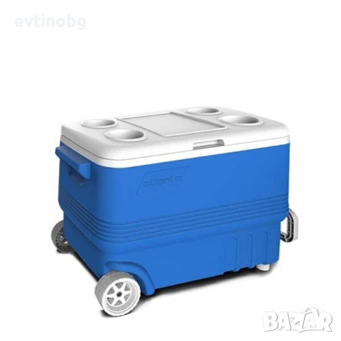 Хладилна кутия Atlantic 45L, пасивна, с табла/с колела, снимка 5 - Хладилни чанти - 53926964