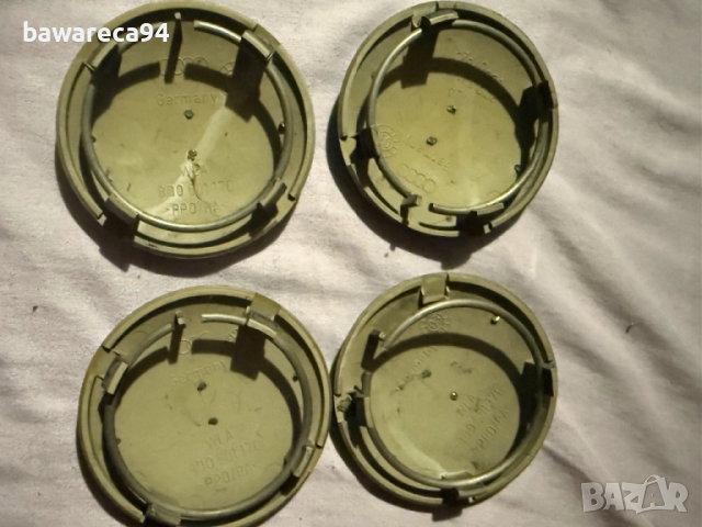 Капачки за джанти за Audi 68мм оригинални, снимка 5 - Аксесоари и консумативи - 51527720