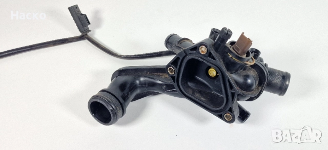 Корпус Фланец Термостат Пежо 308 3008 5008 508 207 208 Ситроен Мини 1.6 Peugeot Citroen C3 C4 Mini , снимка 2 - Части - 52153791