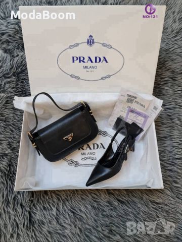 🆕✨Prada Луксозни Дамски Комплекти✨🆕, снимка 5 - Дамски обувки на ток - 45319374